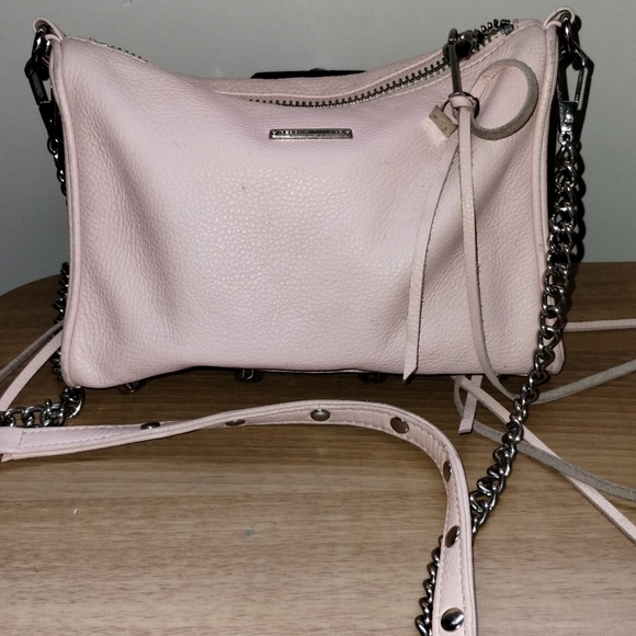 REBECCA MINKOFF CROSSBODY COLOR PINK WITH FRINGES - Picture 2 of 7